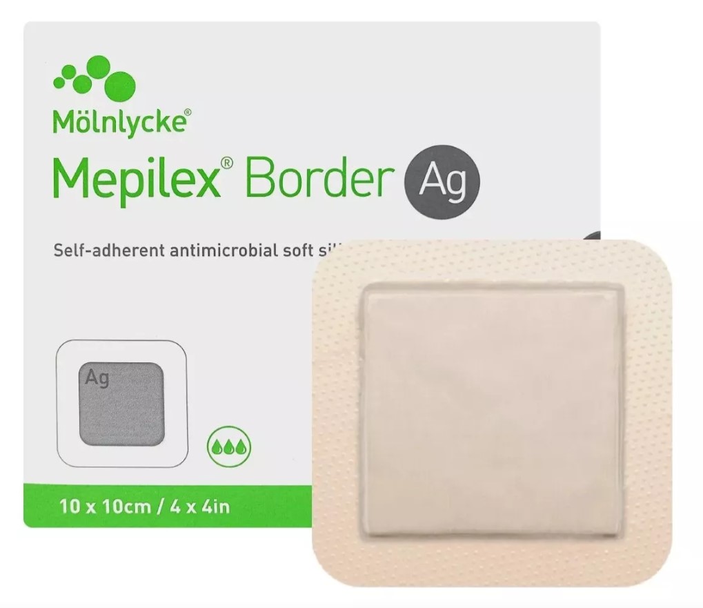 Mepilex Bordüre Ag 10* 10cm 1St.